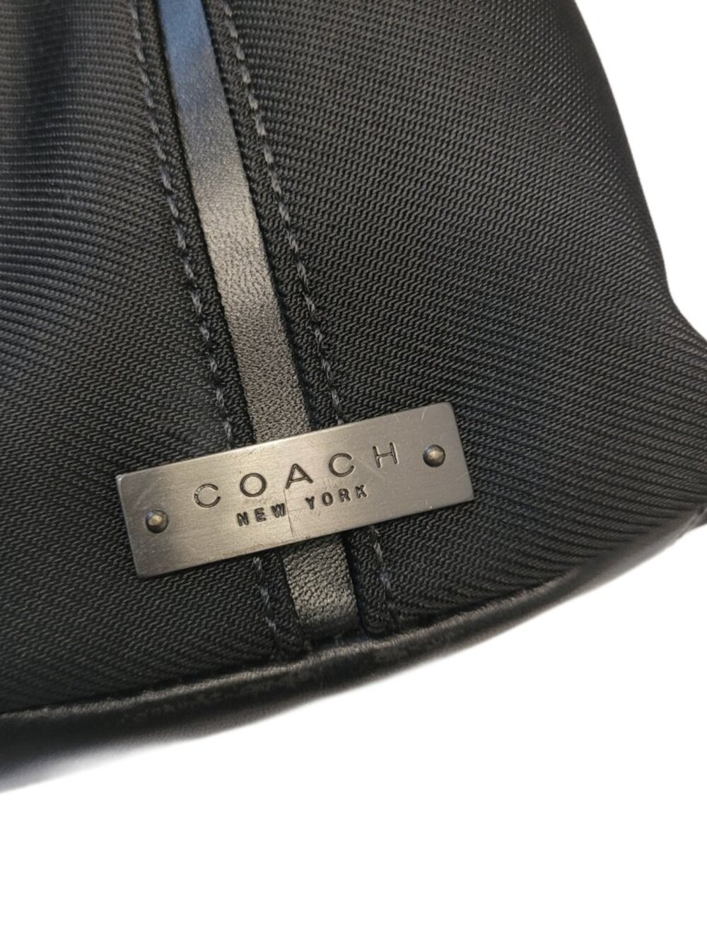COACH Mercer Nylon Twill Tote - Picture 3 of 12